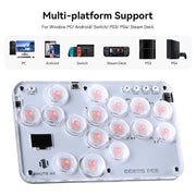 Haute42 Arcade Hitbox Controller Fight Stick PC  Joystick Hitbox Controller Keyboard For Ps4 / Switch/Steam Arcade Fighting PC