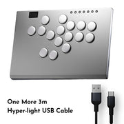 Haute42 Aluminium Alloy joystick Arcade Hitbox Leverless Controller Controle Arcade For PC/ Ps4 / ps5/Steam Fightstick Hitbox