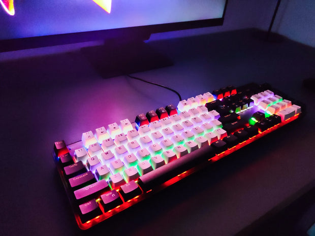 Mechanical Gaming Keyboard, RGB Backlit, Wired, Player CX20