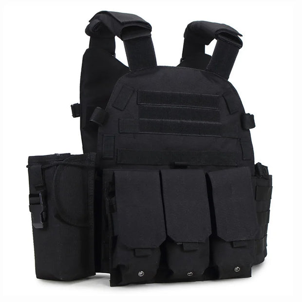 Outdoor Army Hunting Airgun Sports Protective Vest 6094 Combat Molle Vest Army Combat Training Bulletproof Vest