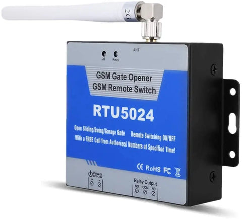 RTU5024 GSM Gate Opener Relay Switch Wireless Remote Control Door Access Long Antenna Free Call 850/900/1800/1900MHz Door Opener