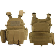 Outdoor Army Hunting Airgun Sports Protective Vest 6094 Combat Molle Vest Army Combat Training Bulletproof Vest