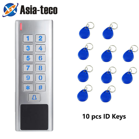 RFID Door Access Control Reader 2000 Users WG Input Output Security RF Keypad IP67 Waterproof for Outdoor Use