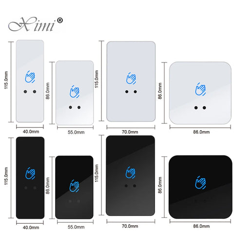 New 12V/24V Touchless Infrared Sensor Switch No Touch Contactless Switches Door Release Access Control Exit Button With Led