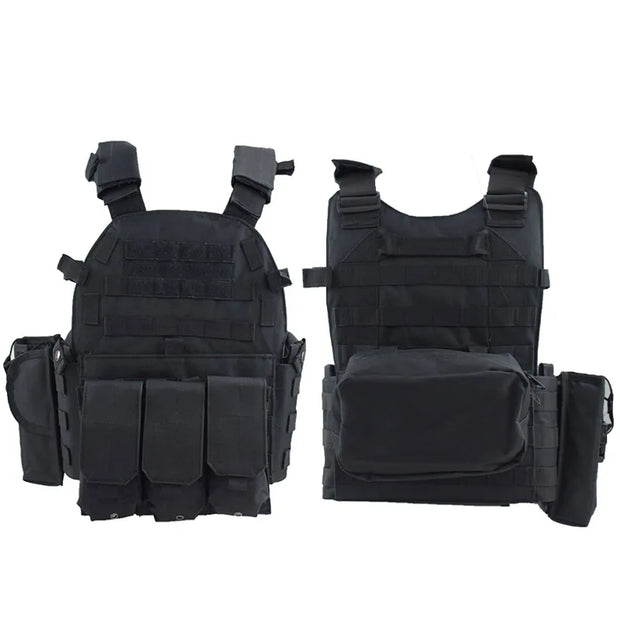 Outdoor Army Hunting Airgun Sports Protective Vest 6094 Combat Molle Vest Army Combat Training Bulletproof Vest