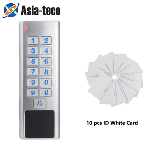 RFID Door Access Control Reader 2000 Users WG Input Output Security RF Keypad IP67 Waterproof for Outdoor Use