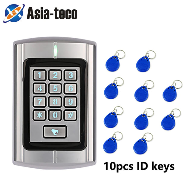 RT380 RFID Access Control Machine Metal Waterproof 1000 Users Card Reader Wiegand Waterproof Door Access Control System