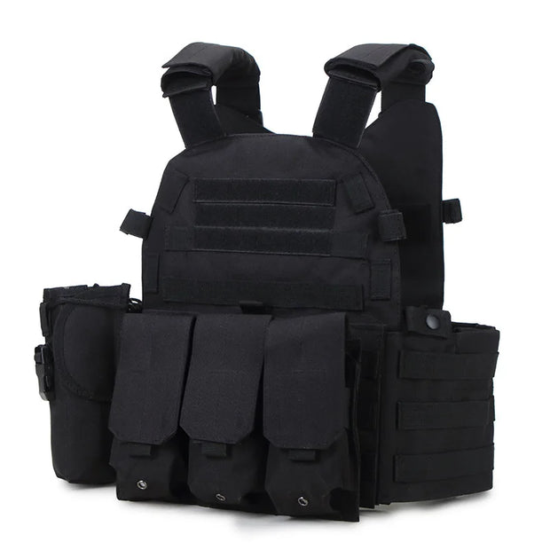 Outdoor Army Hunting Airgun Sports Protective Vest 6094 Combat Molle Vest Army Combat Training Bulletproof Vest