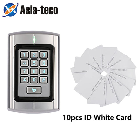 RT380 RFID Access Control Machine Metal Waterproof 1000 Users Card Reader Wiegand Waterproof Door Access Control System