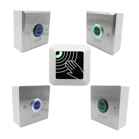 Surface Install Waterproof IP68 Outdoor No Touch Door Access control Infrared Exit Button