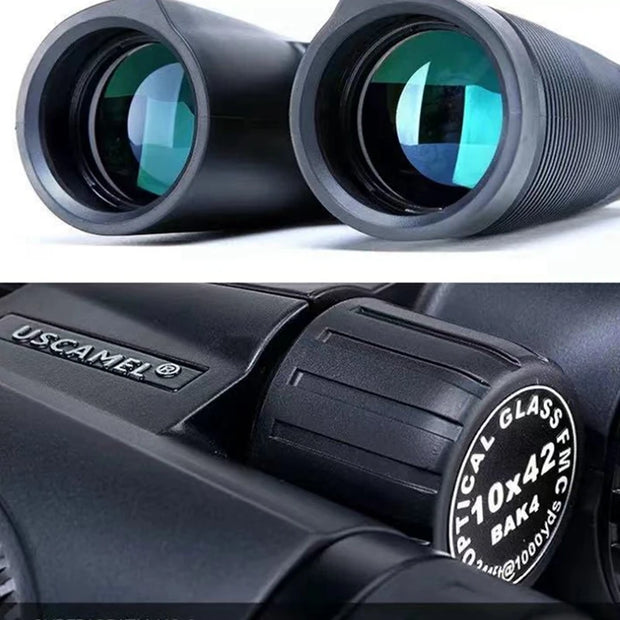 10X42 8X42 Military Binoculars Power Professional Waterproof Telescope BAK4 Long Range Spyglass for Hunting Tourism and Fishing