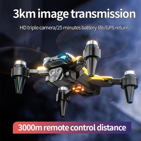 M5 Drone 8K Professional HD Dual Camera Brushless Motor 5G WIFI GPS  Aerial Photography Obstacle Avoidance Quadcopter Drone Gift