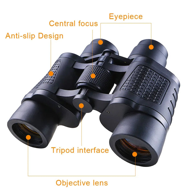 Binoculars 90X90 Long Range Bak4 Prism HD High Power Telescope Optical Glass Lens Hiking Travel Portable for Hunting Sport Scope