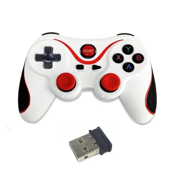 T3 X3 Wireless Joystick Gamepad PC Game Controller  for PS3/IOS Phone/TV Box Support BT3.0 for PC Android Tablet TV Box