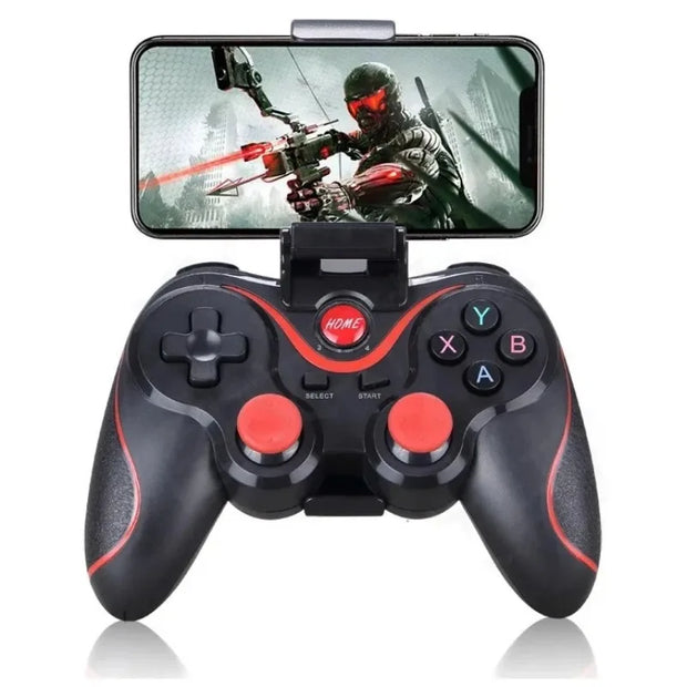 T3 X3 Wireless Joystick Gamepad PC Game Controller  for PS3/IOS Phone/TV Box Support BT3.0 for PC Android Tablet TV Box