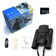 DT10 2.5K HD Binoculars Telescope Camera 8X Zoom 10X Optical 48MP Portable Digital Outdoor Bird-watching Mirror for Camping