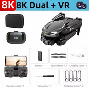 V88 Professional Drone 8K Wide-Angle HD 1080P Camera WiFi FPV Height Hold Foldable RC Drone Quadrotor Helicopter Children's Toy