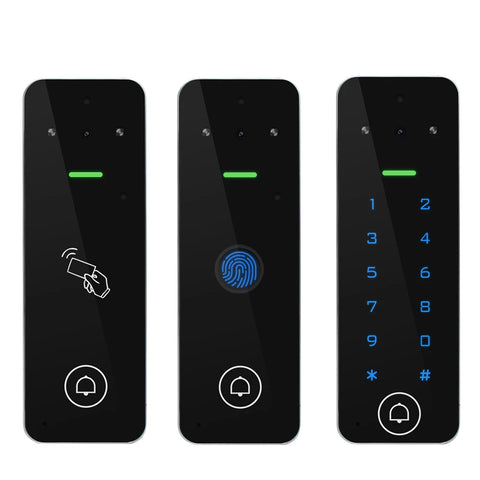 Video Intercom Access Control Keypad Visual Doorbell Tuya Smart WiFi RFID Digit Fingerprint Intercom System Outdoor Metal Case