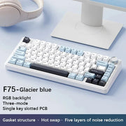 AULA F75 2.4G Wireless/Bluetooth/Wired Gaming Mechanical Keyboard RGB Customized 75% Layout OEM Profile Gasket Structure