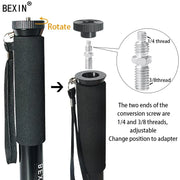 BEXIN Extendable Lightweight Portable Mini Camera Monopod Phone Stand Handheld Unipod Dslr Camera Video Monopod For Sony Canon