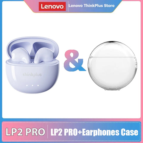 New Lenovo LP2 Pro TWS Bluetooth V5.4 Wireless Earphones 24H Long Battery life Gaming Headset Sport HIFI Stereo Sound Headphones