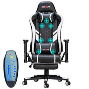 Gaming Chair Massage Ergonomic New Customized PU Massage Computer Office Chairs High Back Design Lumbar Relax Seat