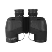 Binoculars 10x50 Marine Military Telescope Adults Waterproof With Rangefinder Compass BAK4 Prism HD Bird Watching For Hunting