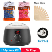 SUNANTH Hair Removal Wax Heater Machine Digital Display Screen Depilatory Hard Wax Melt Warmer Paraffin Waxing Beans Epilator