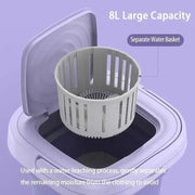 8L Mini Portable Folding Washing Machine Bucket for Clothes Socks Underwear Cleaning Washer Portable Trave Small Washing Machine