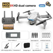 New E99 8K HD Camera Remote Control Drones Foldable Quadcopter Optical Flow Positioning Aerial Photography Remote Control Dron