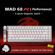 MADLIONS Mad 60he Mad60HE Mad 68HE Mechanical Keyboard Magnetic Switch Wired Hot Swap 8K Polling Rate Customized Gaming keyboard