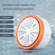 Mini Portable Washing Machines USB Rotating Turbo Fruit Kitchen Ultrasonic Dishwasher For Clothes Home Travel Remote Control 세탁기