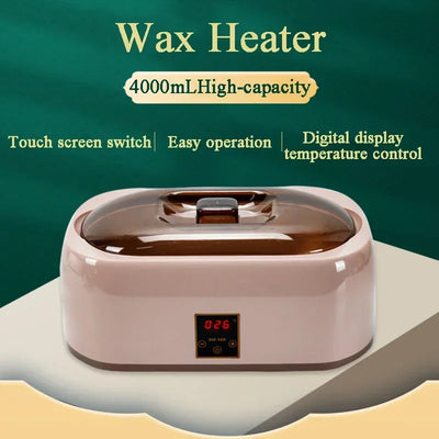 4000mL Wax Heater Depilation Hot Wax Machine Paraffin Pot Warmer Hair Removal Wax-melt Machine Quick Heater Wax Therapy Machine