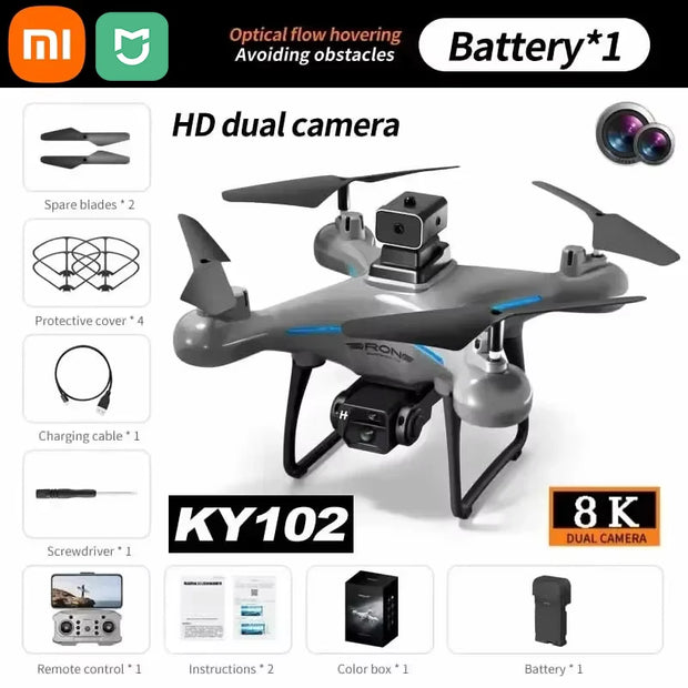 Xiaomi Mijia KY102 Drone 8K Professional Dual Camera Brushless Quadcopter Obstacle Avoidance Optical Flow Aerial Drone RC 10000M