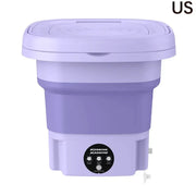 Mini Portable Folding Washing Machine For Home Dormitory Student Single Person Travel Automatic Small Washing Machine