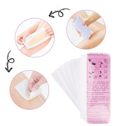 Honey Epilatory Waxing Kit Depilatory Roll on Wax Heater Machine with Refillable Wax Cream&100PCS Waxing Papers For Hair Removal