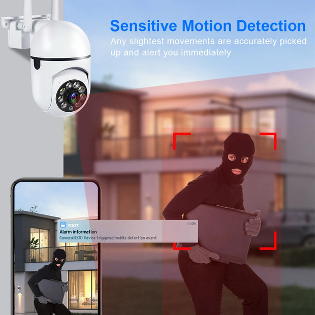 5G 1080P Cameras Wifi Video Surveillance IP Outdoor Security Protection Monitor 4.0X Zoom Home Wireless Track Alarm Waterproof