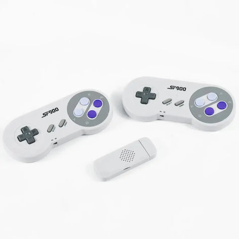 SF900 Video Game Console SNES NES Built in 5000 Games HDMI Video TV Game Stick 2.4G Wireless Controller Handheld Game Console