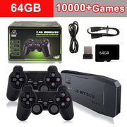 GD10 Retro Video Game Console 4K HD Output Game Stick Emuelec 4.3 System 2.4G Wireless Controllers 3D PSP/PS1 40Simulators Games