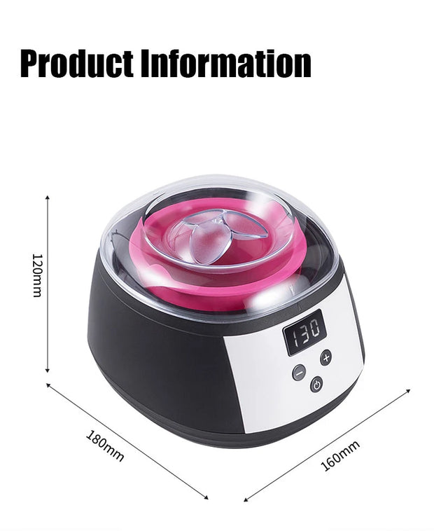 Professional Hair Removal Wax Heater Machine 100w with Digital Display for Home, Spa or Salon