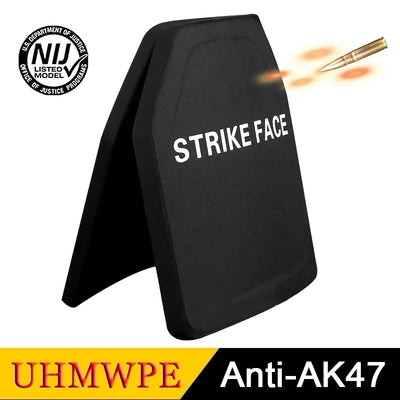 NIJ III Stand Alone Pure PE Light WeighBulletproof Plate t Anti AK47 MSC 7.62mm Ballistic Panel 10X12 Inches Bulletproof Plate