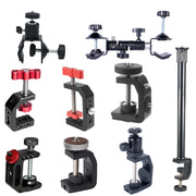 Desk Mount Stand DSLR Camera C Clamp Light Stand Universal Aluminum Desktop C Type Action Camera Phone Clamp