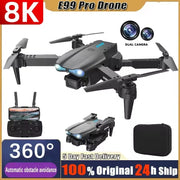 New E99 Pro Drone Quadcopter Remote Control Handle Four Axis Aircraft HD 8K Photography UAV Altitude Fixation Helicopter Toys