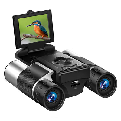 DT10 2.5K HD Binoculars Telescope Camera 8X Zoom 10X Optical 48MP Portable Digital Outdoor Bird-watching Mirror for Camping