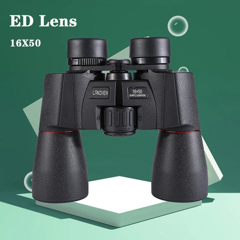 ED Binoculars 16x50 Long Range Super-Multi Coating Powerful Bak4 Astronomical Telescope Birdwatching For Outdoor Hunting Tourism