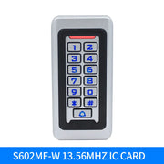 Standalone Metal Keypad Backlit WG RFID 125khz Reader for Access Control System Proximity Card 2000 User Door Lock Outdoor Entry