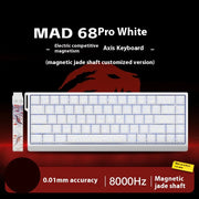 Madlions Mad60 He Magnetic Switch FGG Mechanical Keyboard Mad68 He Wired Keyboard Custom Low Latency Hot Wap Gaming Keyboards