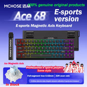 MCHOSE Ace 60 Pro 68 Magnetic Axis Mechanical Keyboard Original 0.01ms Latency RT 0.01mm 128K Gaming Keyboard Customized Esports