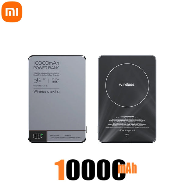 Xiaomi New 10000mAh Magnetic Power Bank 20W Fast Charging PowerBank Portable External Battery For MagSafe IOS Android 2025 New