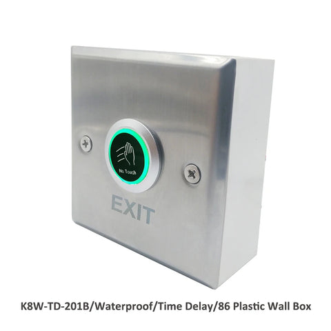 Surface Install Waterproof IP68 Outdoor No Touch Door Access control Infrared Exit Button